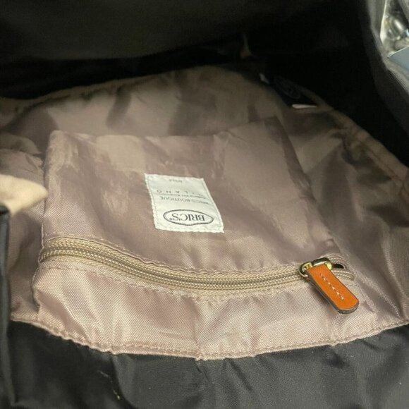 Brics Backpack Zip Pockets Adjustable Straps Black - Picture 8 of 10